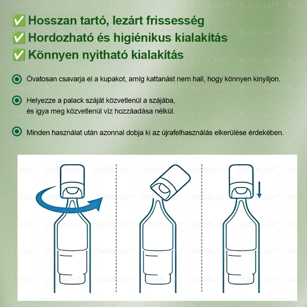 Klinikai kutatásokkal igazolt | A BuildLeaf® Berberine GLP-1 Pro Súlycsökkentő Szájon át szedhető oldat segíthet a makacs súlytöbblet, anyagcsere- és energiaproblémák kezelésében, támogatva a jobb közérzetet és vitalitást