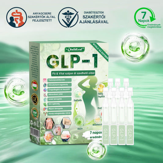 Klinikai kutatásokkal igazolt | A BuildLeaf® Berberine GLP-1 Pro Súlycsökkentő Szájon át szedhető oldat segíthet a makacs súlytöbblet, anyagcsere- és energiaproblémák kezelésében, támogatva a jobb közérzetet és vitalitást