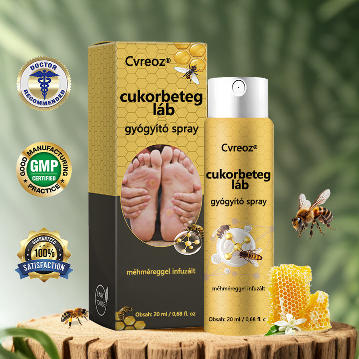 🌿🐝Cvreoz® méhméreg gyógyítóspray a sebek gyógyulására és regenerálására a kezeken és alábakon