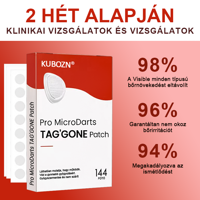 KUBOZN® Nano-mikrotűs bórcímke-eltávolító tapaszok