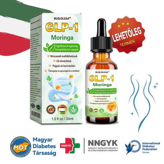 A Magyar Orvosi Kamara hivatalos ajánlásával 💥💥| BuildLeaf® Berberin + Moringa GLP-1 Gyógynövényes Cseppek (Magyar Formula)