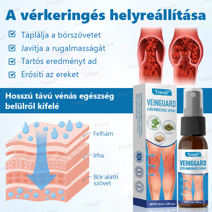 đTrimilÂź VeinGuard GyĂłgynövĂ©nyes Sprayđ - Klinikailag bizonyĂtott, hogy mindössze 7 nap alatt megszĂŒnteti a visszereket!âš