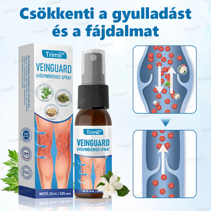 đTrimilÂź VeinGuard GyĂłgynövĂ©nyes Sprayđ - Klinikailag bizonyĂtott, hogy mindössze 7 nap alatt megszĂŒnteti a visszereket!âš