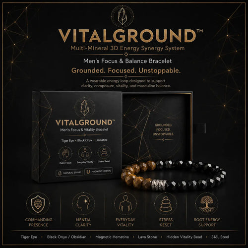 VITALGROUND™ Men's Focus & Balance Bracelet