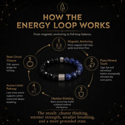 VITALGROUND™ Men's Focus & Balance Bracelet
