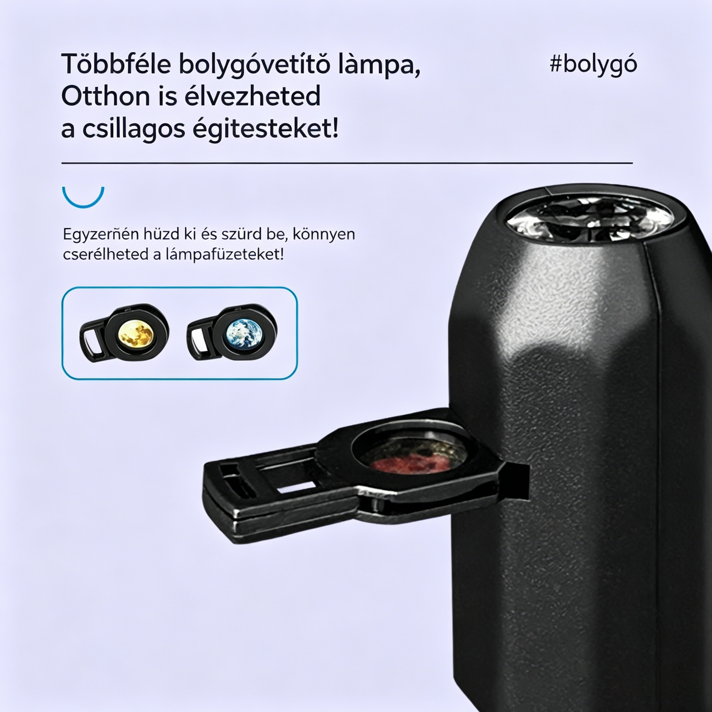 🔥🌍Modern csillagos égbolt és bolygó lámpa – USB mini projektoros éjszakai fény, tökéletes a pihentető hangulat megteremtéséhez a hálószobában