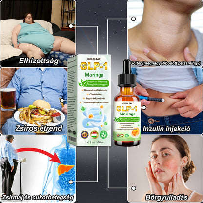 A Magyar Orvosi Kamara hivatalos ajánlásával 💥💥| BuildLeaf® Berberin + Moringa GLP-1 Gyógynövényes Cseppek (Magyar Formula)