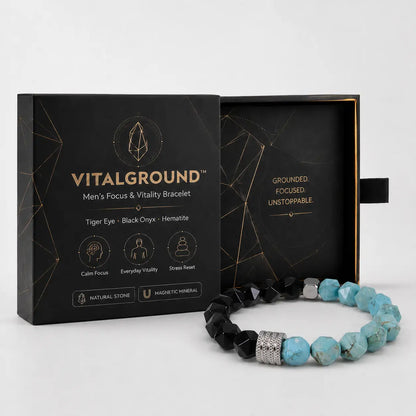 VITALGROUND™ Men's Focus & Balance Bracelet