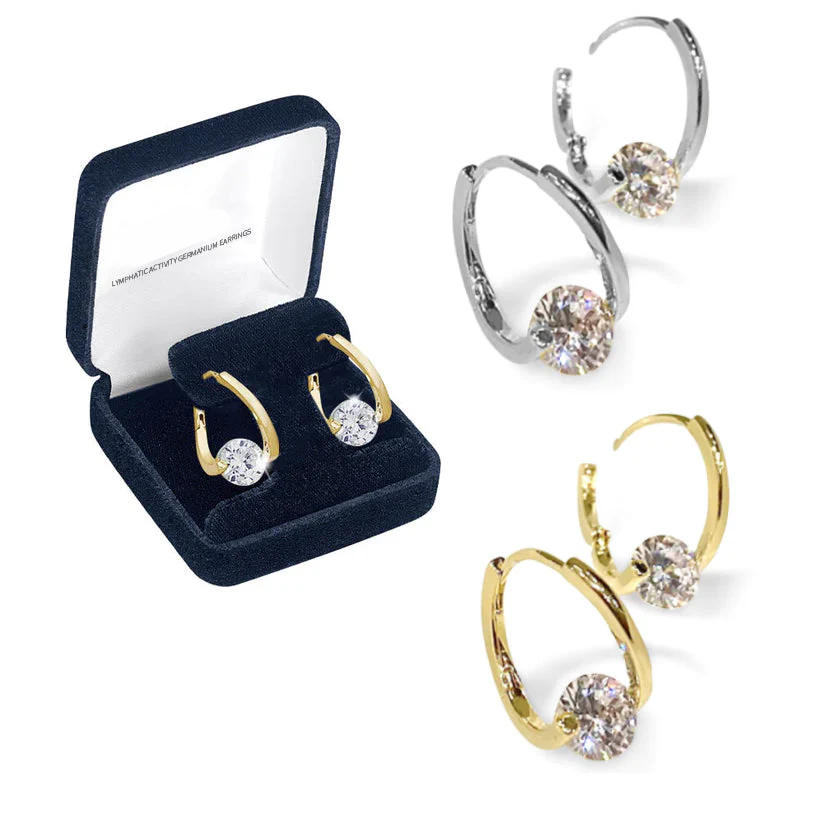 (🔥LAST DAY SALE - 66% OFF) Skavix™ Lymphvity MagneTherapy Germanium Earrings – Revitalize Your Well-being! 💎