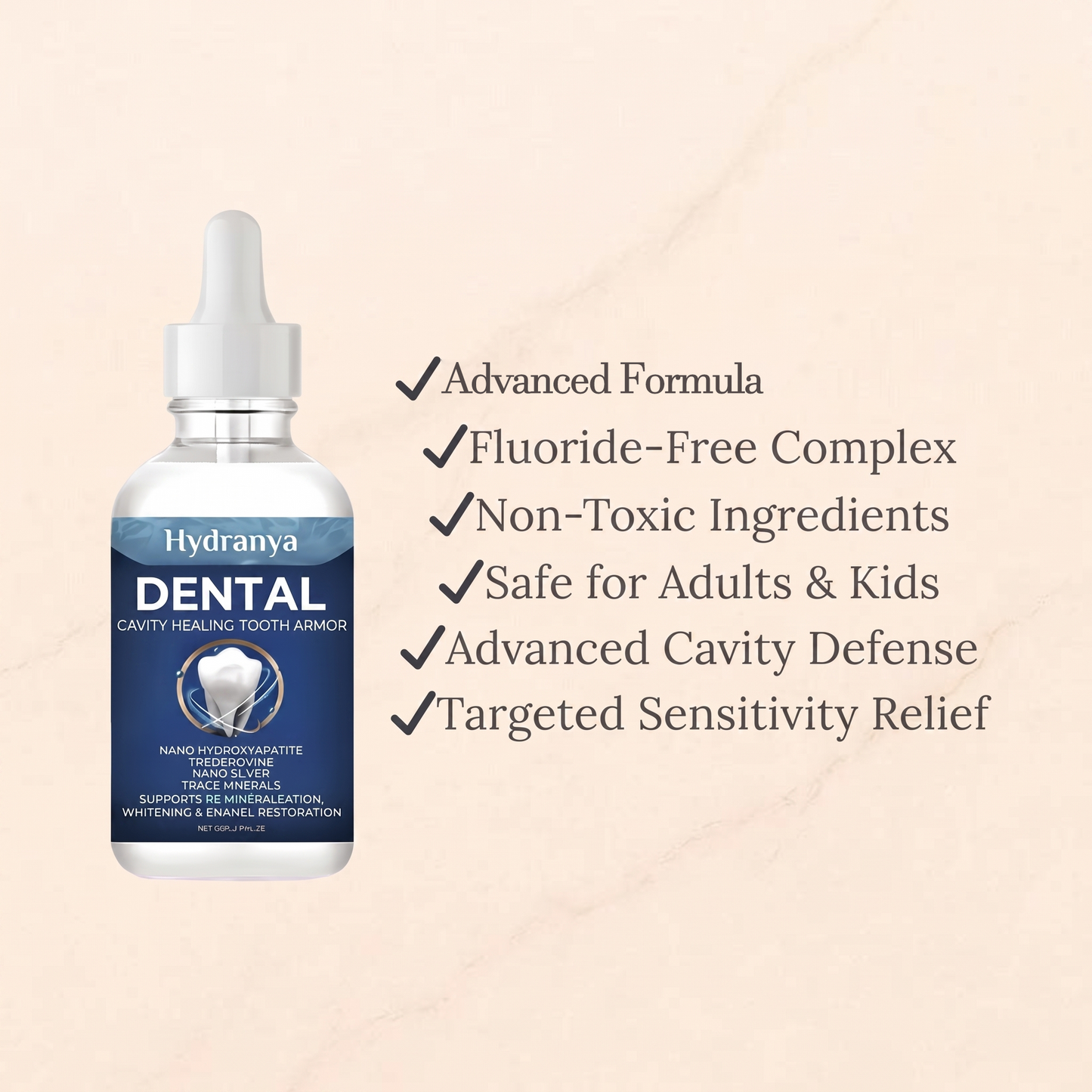Hydranya™ Advanced Enamel Repair & Whitening Kit (Includes Free LED Mirror)