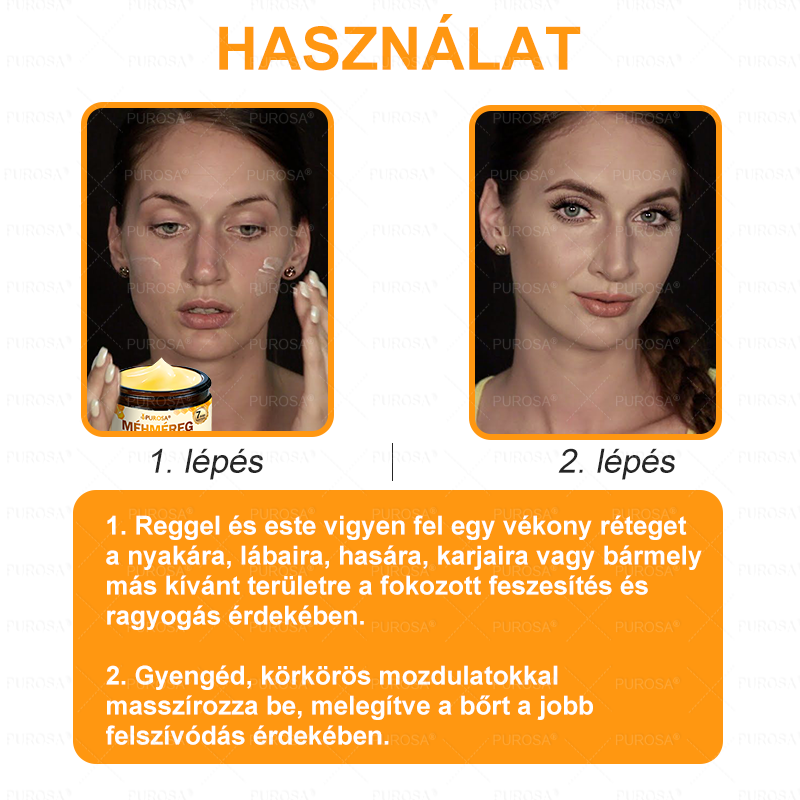 Magyarországról készült és szállított👩🏻‍⚕️✅PUROSA® Méhméreg Bőrfelújító Krém 🔥 UTOLSÓ NAP – 80% KEDVEZMÉNY🔥