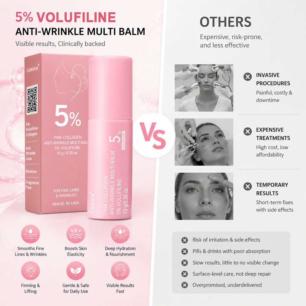 ✅ Official Flagship Store: Celsiora® Calcium Collagen Repair Lip Balm 👨‍⚕️ (Targets wrinkles and fine lines, smooths nasolabial folds and neck wrinkles, reduces frown lines and crow's feet)