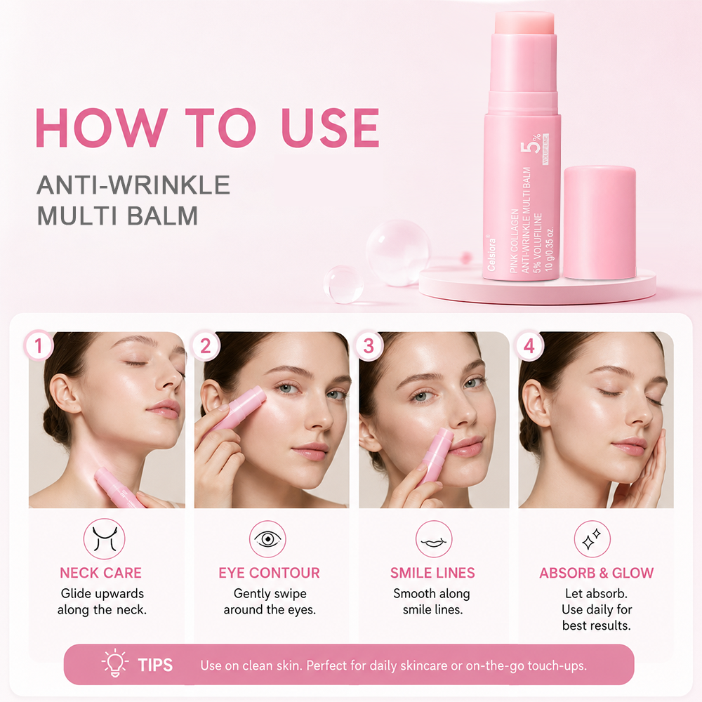✅ Official Flagship Store: Celsiora® Calcium Collagen Repair Lip Balm 👨‍⚕️ (Targets wrinkles and fine lines, smooths nasolabial folds and neck wrinkles, reduces frown lines and crow's feet)