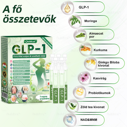 Klinikai kutatásokkal igazolt | A BuildLeaf® Berberine GLP-1 Pro Súlycsökkentő Szájon át szedhető oldat segíthet a makacs súlytöbblet, anyagcsere- és energiaproblémák kezelésében, támogatva a jobb közérzetet és vitalitást