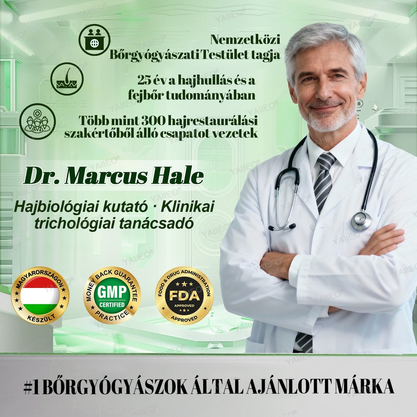 🍍𝐘𝐀𝐈𝐈𝐄𝐎® 𝑭á𝒋𝒅𝒂𝒍𝒐𝒎𝒎𝒆𝒏𝒕𝒆𝒔 𝑴𝒊𝒌𝒓𝒐𝒊𝒏𝒇ú𝒛𝒊ó𝒔 𝑹𝒆𝒏𝒅𝒔𝒛𝒆𝒓 Mélyen ható DHT-blokkolás, hajhagymák újraaktiválása és látható hajnövekedés