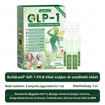 Klinikai kutatásokkal igazolt | A BuildLeaf® Berberine GLP-1 Pro Súlycsökkentő Szájon át szedhető oldat segíthet a makacs súlytöbblet, anyagcsere- és energiaproblémák kezelésében, támogatva a jobb közérzetet és vitalitást