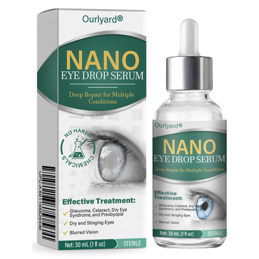 Ourlyarde® Nano Szemcsepp Szérum ✅ FDA által jóváhagyott(Alkalmas presbyopia, száraz szem szindróma, glaukóma és szürkehályog eseté⭐⭐