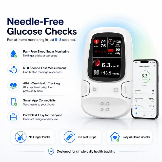 🔥Black Friday Sale🎁-Ringminds® Develops Newly Launched Non-Invasive Smart Glucose Meter 🔥made in the USA🔥