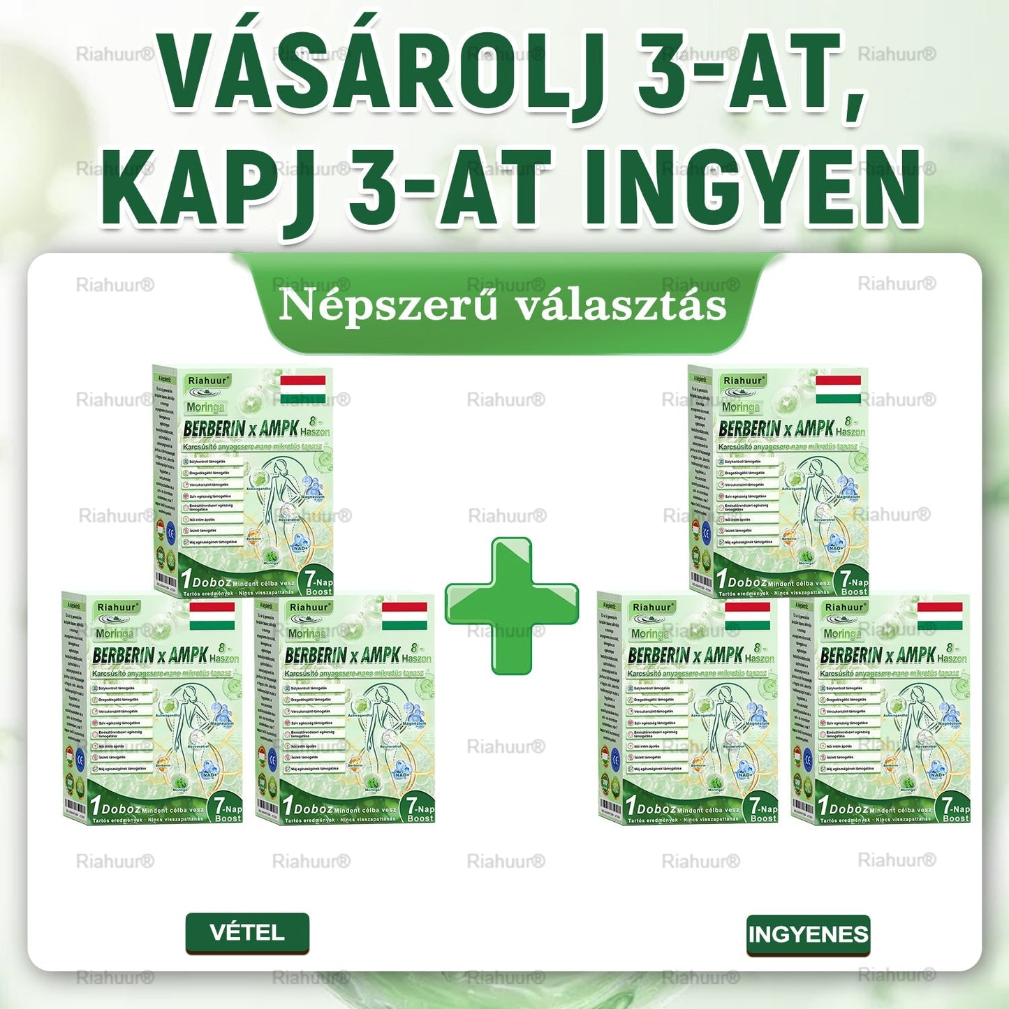 💐𝑹𝒊𝒂𝒉𝒖𝒖𝒓® Moringa × Berberin × AMPK 8-Benefit Karcsúsító & Metabolikus Nano Mikrotűs Tapasz 🇭🇺 (Naponta csak egyszer, látható változások már 7 nap alatt) ✅ Elhízás, megereszkedett bőr, cukorbetegség, alvási apnoe, ízületi problémák és még sok más esetén 💥