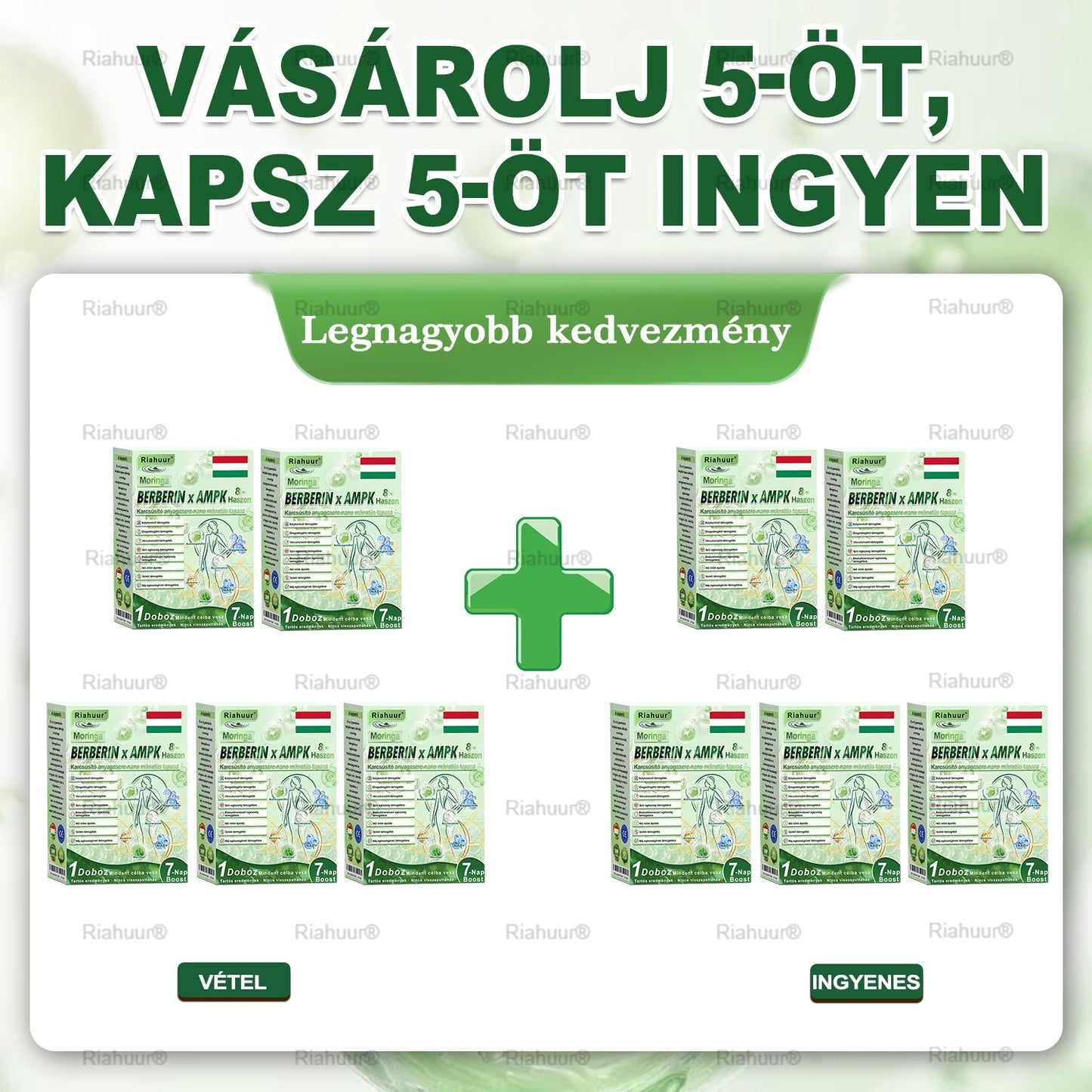 💐𝑹𝒊𝒂𝒉𝒖𝒖𝒓® Moringa × Berberin × AMPK 8-Benefit Karcsúsító & Metabolikus Nano Mikrotűs Tapasz 🇭🇺 (Naponta csak egyszer, látható változások már 7 nap alatt) ✅ Elhízás, megereszkedett bőr, cukorbetegség, alvási apnoe, ízületi problémák és még sok más esetén 💥