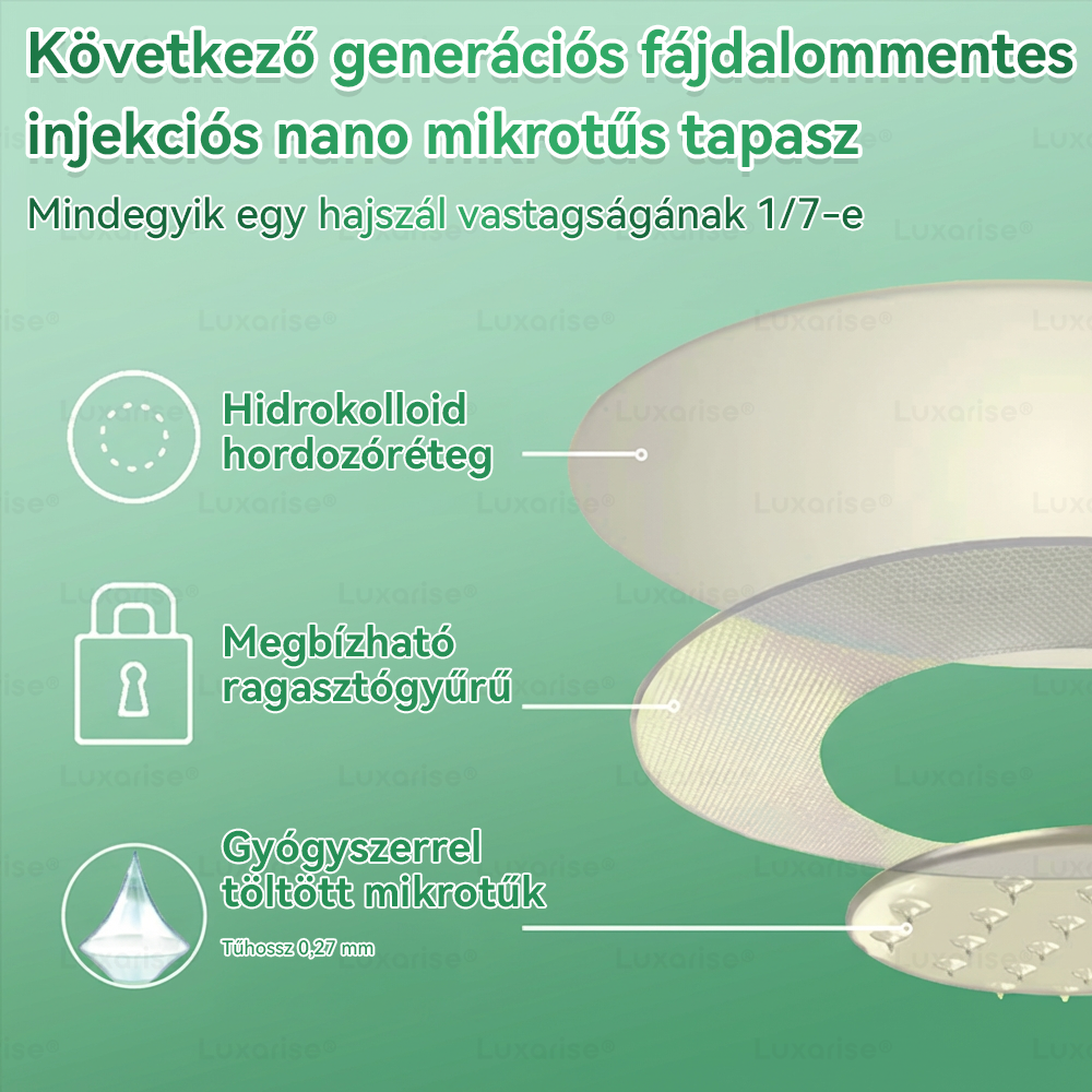 【Teljesen új PLUS tapasz】 ☘️☘️𝑳𝒖𝒙𝒂𝒓𝒊𝒔𝒆® 𝑴𝒐𝒓𝒊𝒏𝒈𝒂 𝑿 𝑩𝒆𝒓𝒃𝒆𝒓𝒊𝒏 10-𝑰𝒏-1 𝑯𝒂𝒍𝒂𝒅ó 𝑵𝒂𝒏𝒐 𝑴𝒊𝒌𝒓𝒐𝒕ű𝒌 𝑻𝒂𝒑𝒂𝒔𝒛 (𝑵𝒂𝒑𝒊 𝒆𝒈𝒚𝒔𝒛𝒆𝒓, 𝒍á𝒕𝒉𝒂𝒕ó 𝒗á𝒍𝒕𝒐𝒛á𝒔𝒐𝒌 7 𝒏𝒂𝒑 𝒂𝒍𝒂𝒕𝒕）𝑬𝒍𝒉í𝒛á𝒔, 𝒄𝒖𝒌𝒐𝒓𝒃𝒆𝒕𝒆𝒈𝒔é𝒈, 𝒂𝒍𝒗á𝒔𝒊 𝒂𝒑𝒏𝒐𝒆 é𝒔 í𝒛ü𝒍𝒆𝒕𝒊 𝒑𝒓𝒐𝒃𝒍é𝒎á𝒌