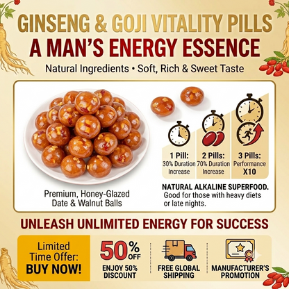 Ginseng & Goji Vitality Pills-Bestseller