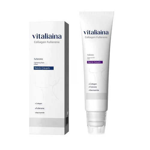 Roller Massage Neck Cream 🧴 Collagen & Hyaluronic Acid | Firms Neck, Reduces Wrinkles & Double Chin✨