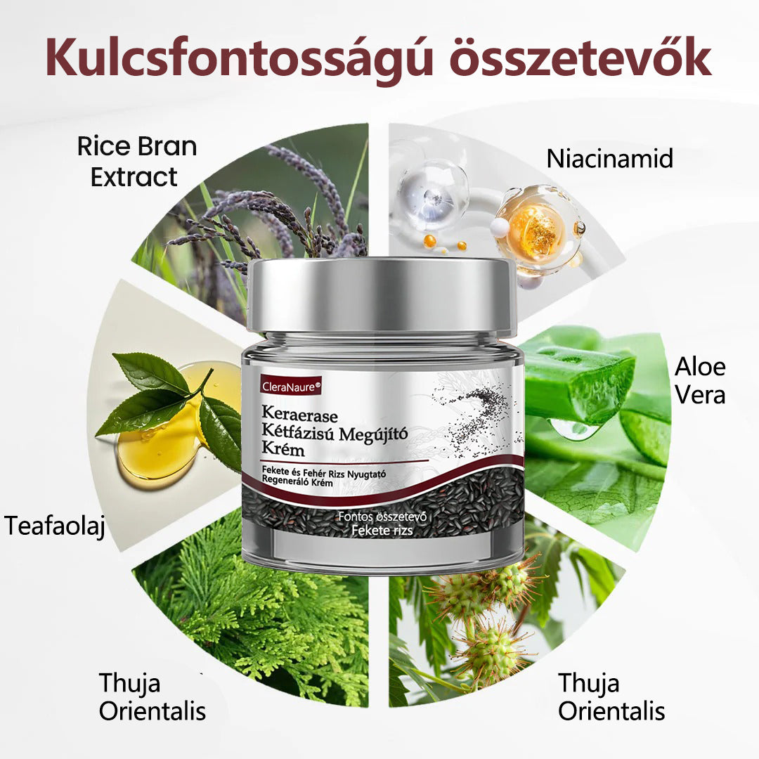 ⭐💎Hivatalos áruház👨‍⚕️ CleraNaure® KeraErase - Kettős hatású bőrfiatalító krém 👨‍⚕️ (Kettős hatású fiatalítás – simítja a kiemelkedő dudorokat és lebontja a mélyen lerakódott keratint savak és irritáció nélkül)