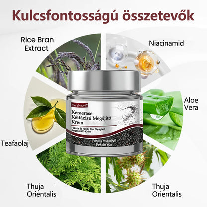 ⭐💎Hivatalos áruház👨‍⚕️ CleraNaure® KeraErase - Kettős hatású bőrfiatalító krém 👨‍⚕️ (Kettős hatású fiatalítás – simítja a kiemelkedő dudorokat és lebontja a mélyen lerakódott keratint savak és irritáció nélkül)