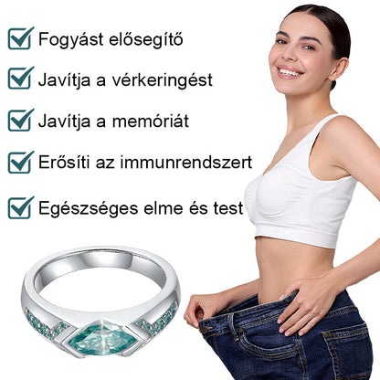 💎Laleia® Magnetológiás Moissanit Gyémánt Gyűrű