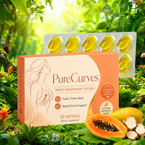 PureCurvesTM Pueraria Mirifica Papaya Breast Enhancement Capsules 📈(Fuller Breasts - Boosts Fat Metabolism - Restores Skin Elasticity)