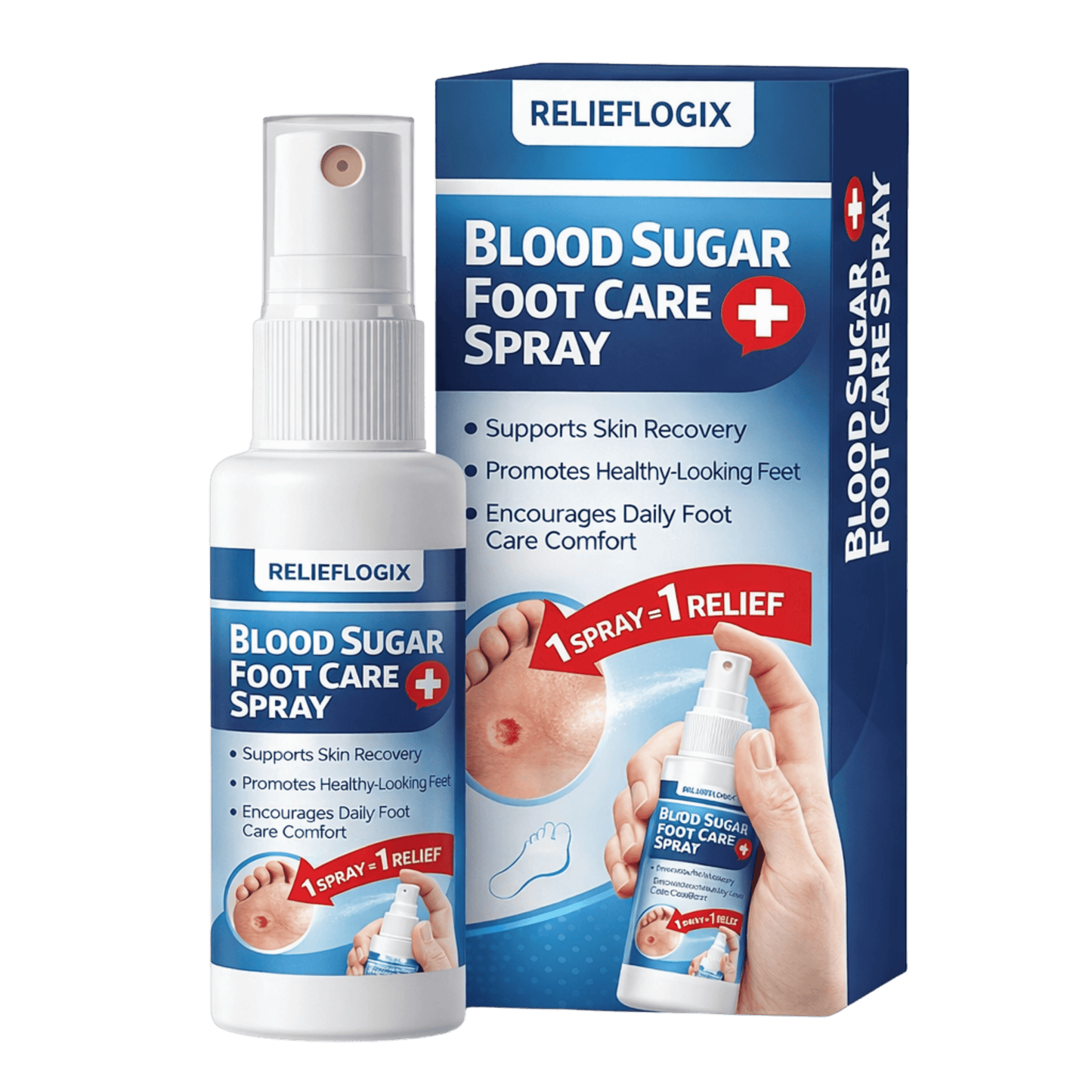 💡💡💡Relieflogix Foot Care Spray | Supports Skin Recovery & Daily Foot Comfort