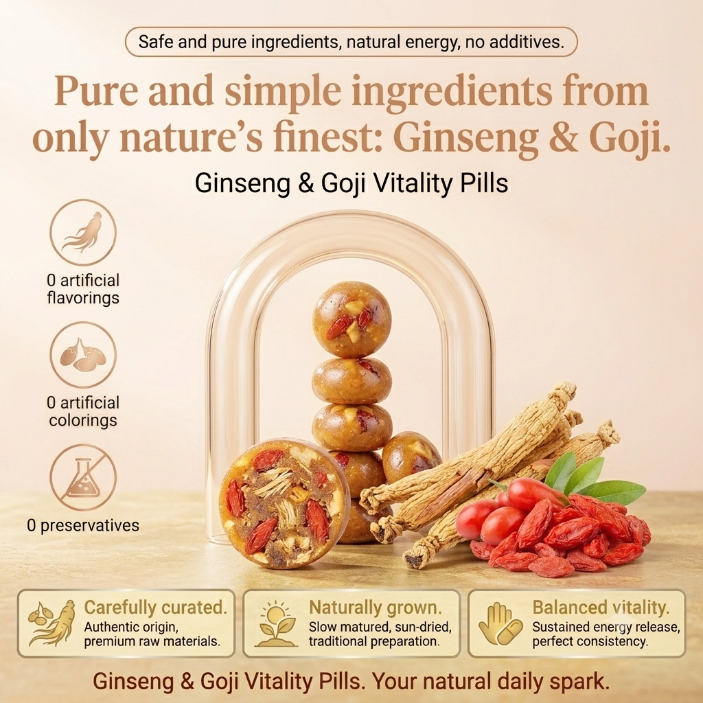 Ginseng & Goji Vitality Pills-Bestseller