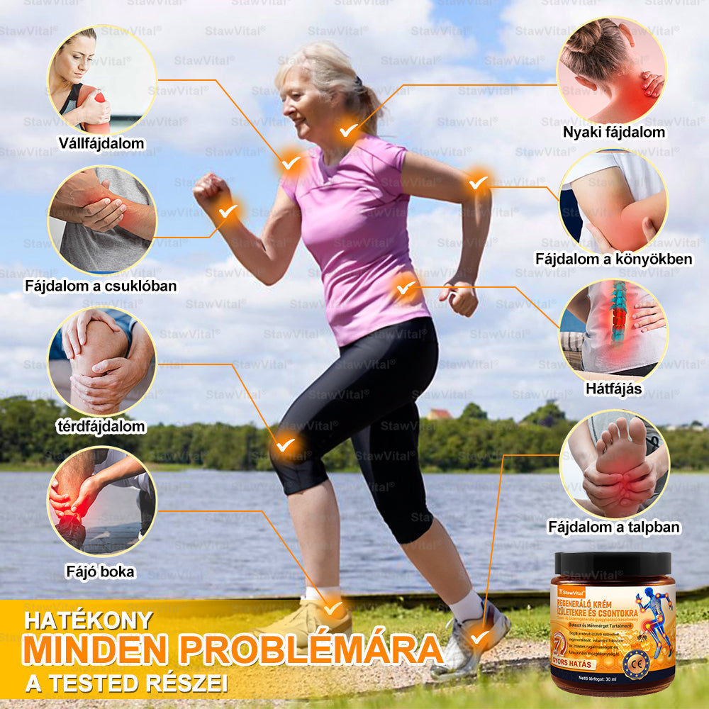 StawVital® Botoxot ésMéhmérget TartalmazóRegenerÃ¡ló KrÃém iz¼letekre ésCsontokra lMOT(MagyarOrtopéd Társaság) általtanúsitott termék