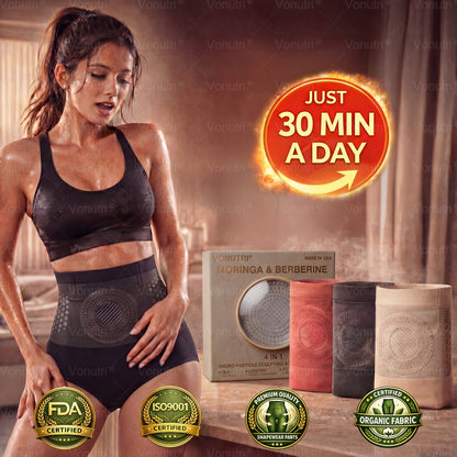 👙Official Brand Store | 2026 Moringa & Berberine 4-In-1 Micro-Particle Sculpting & Fat-Burn Shorts