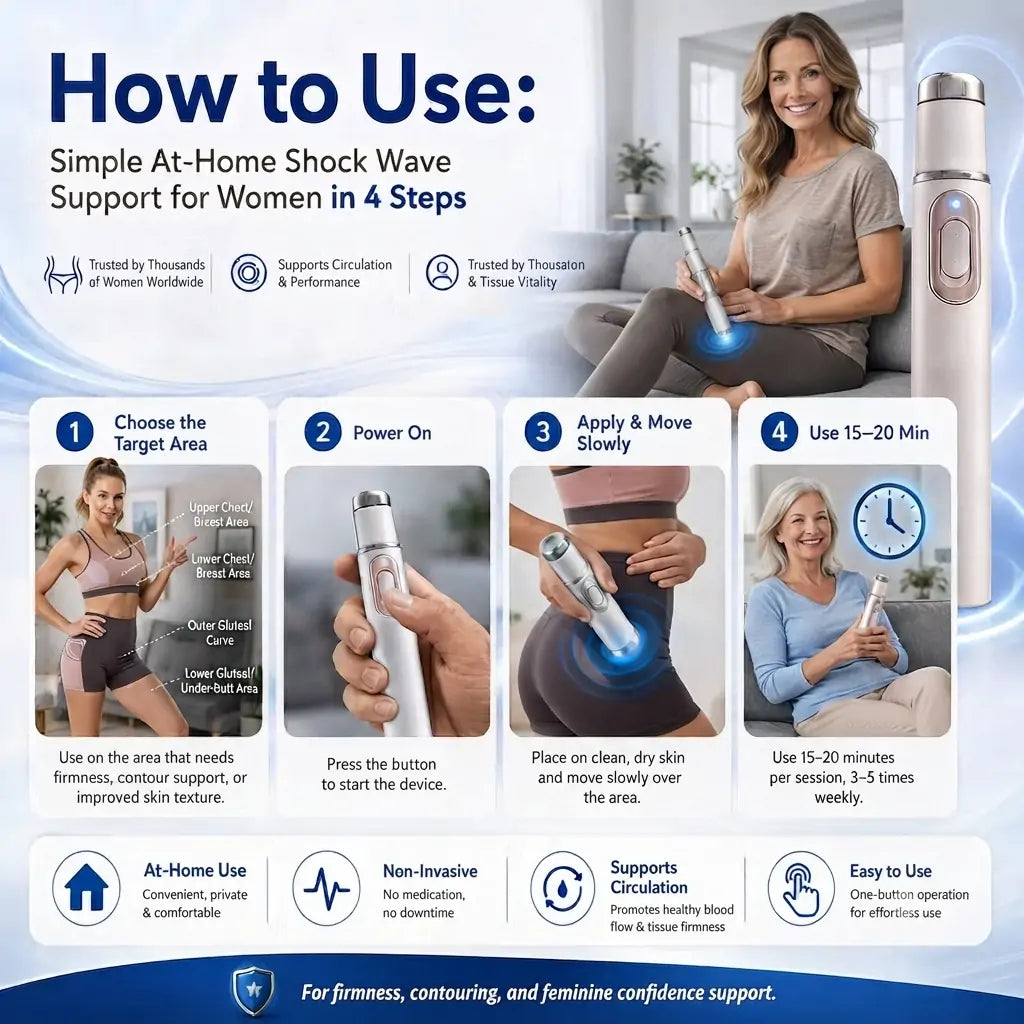 EchoLaseTM Advanced Acoustic Shockwave Therapy System✅Restores breast and gluteal firmness, revitalizes intimate tissue, and provides deep-target relief for muscle pain, joint stiffness, and tendon discomfort.