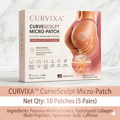 Curvixa™ CurveSculpt Micro-Patch ✦ Sculpt • Firm • Smooth Lower Body Curves ✦ Micro-Needle Infusion System