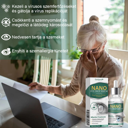 Ourlyarde® Nano Szemcsepp Szérum ✅ FDA által jóváhagyott(Alkalmas presbyopia, száraz szem szindróma, glaukóma és szürkehályog eseté⭐⭐