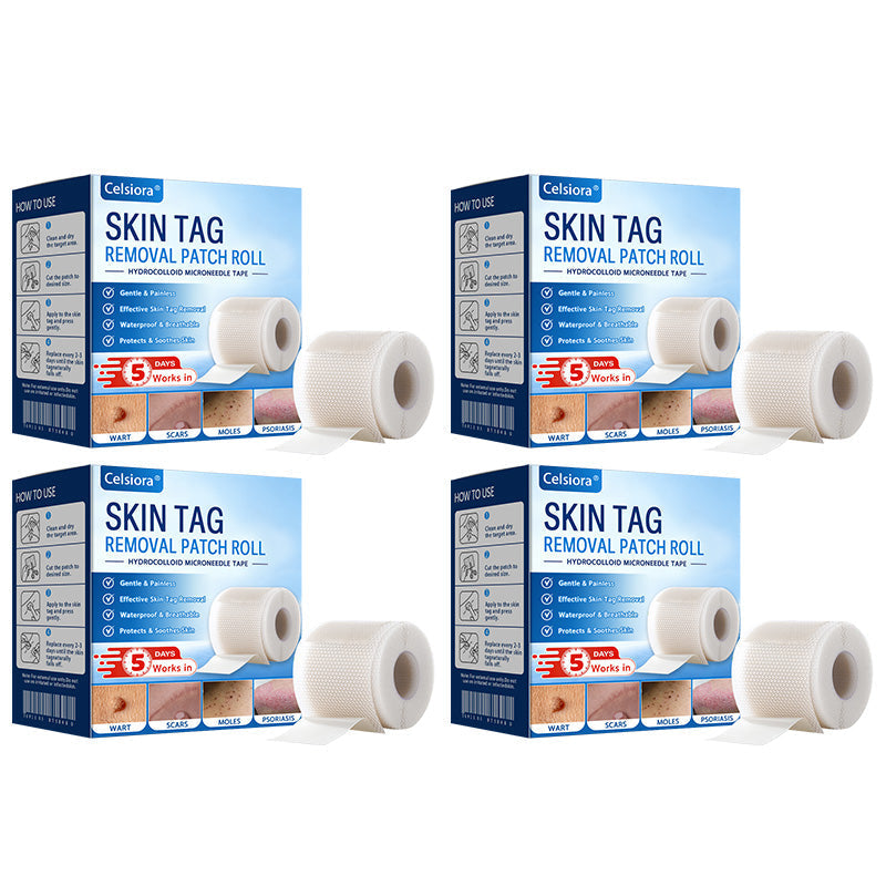 💧🍣Celsiora® Multi-Functional Microneedle Hydrocolloid Patch Roll | Targets Skin Tags, Warts & Stubborn Blemishes