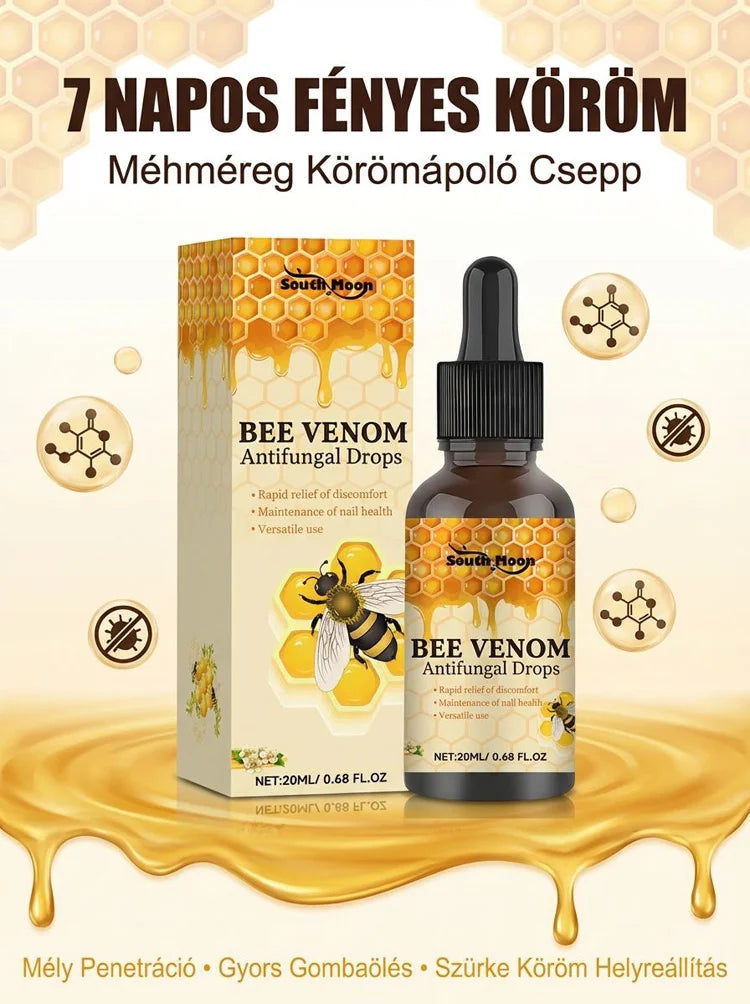✨[7 Napos Csodás Körömfényesítés]🐝 Méhméreg Prémium Körömápoló Cseppek