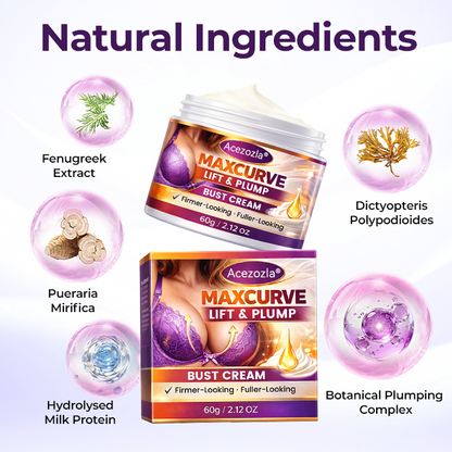 The Secret to a Perfectly Plump Bust – Acezozla® Maxcurve Lift & Plump Cream