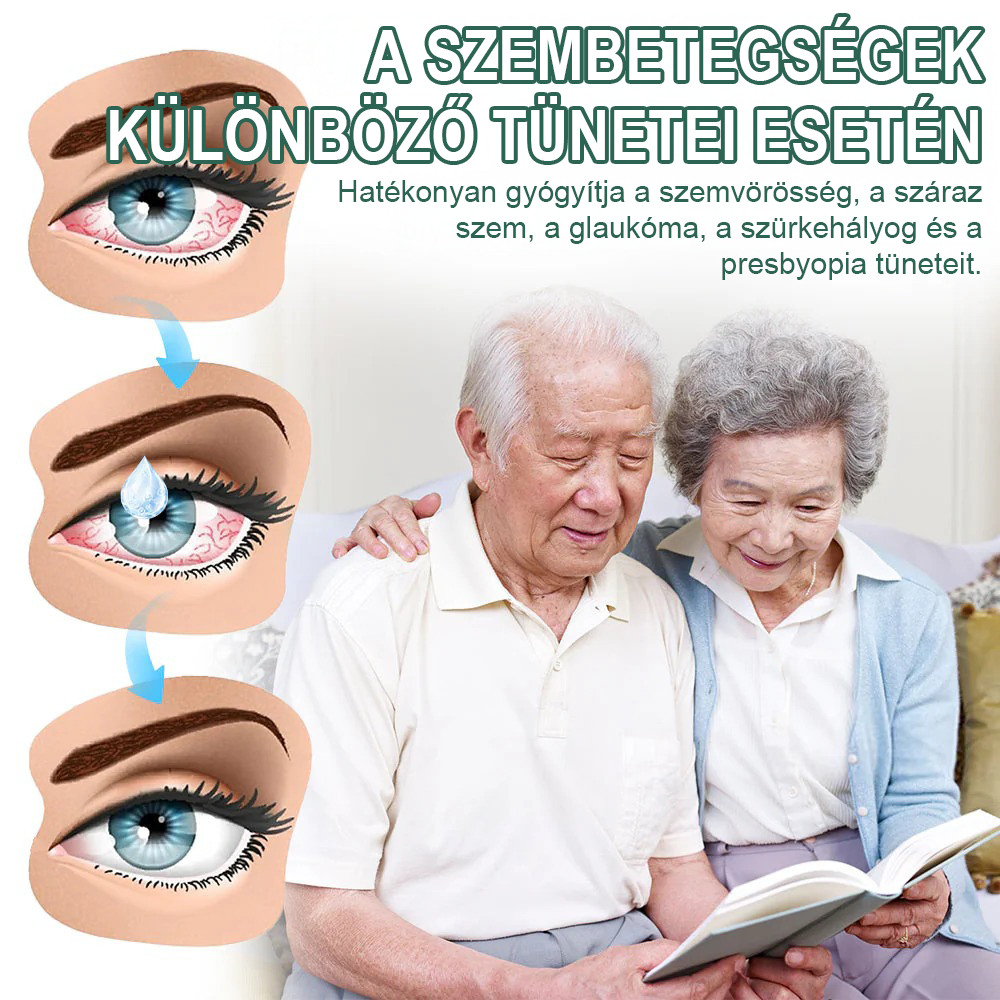 Ourlyarde® Nano Szemcsepp Szérum ✅ FDA által jóváhagyott(Alkalmas presbyopia, száraz szem szindróma, glaukóma és szürkehályog eseté⭐⭐