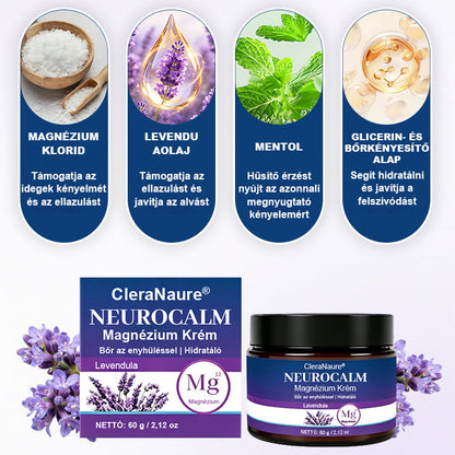 🥇CleraNaure® NeuroNyugtató Magnézium Krém