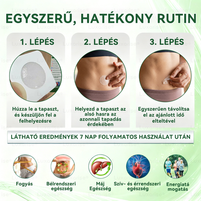 【Teljesen új PLUS tapasz】 ☘️☘️𝑳𝒖𝒙𝒂𝒓𝒊𝒔𝒆® 𝑴𝒐𝒓𝒊𝒏𝒈𝒂 𝑿 𝑩𝒆𝒓𝒃𝒆𝒓𝒊𝒏 10-𝑰𝒏-1 𝑯𝒂𝒍𝒂𝒅ó 𝑵𝒂𝒏𝒐 𝑴𝒊𝒌𝒓𝒐𝒕ű𝒌 𝑻𝒂𝒑𝒂𝒔𝒛 (𝑵𝒂𝒑𝒊 𝒆𝒈𝒚𝒔𝒛𝒆𝒓, 𝒍á𝒕𝒉𝒂𝒕ó 𝒗á𝒍𝒕𝒐𝒛á𝒔𝒐𝒌 7 𝒏𝒂𝒑 𝒂𝒍𝒂𝒕𝒕）𝑬𝒍𝒉í𝒛á𝒔, 𝒄𝒖𝒌𝒐𝒓𝒃𝒆𝒕𝒆𝒈𝒔é𝒈, 𝒂𝒍𝒗á𝒔𝒊 𝒂𝒑𝒏𝒐𝒆 é𝒔 í𝒛ü𝒍𝒆𝒕𝒊 𝒑𝒓𝒐𝒃𝒍é𝒎á𝒌