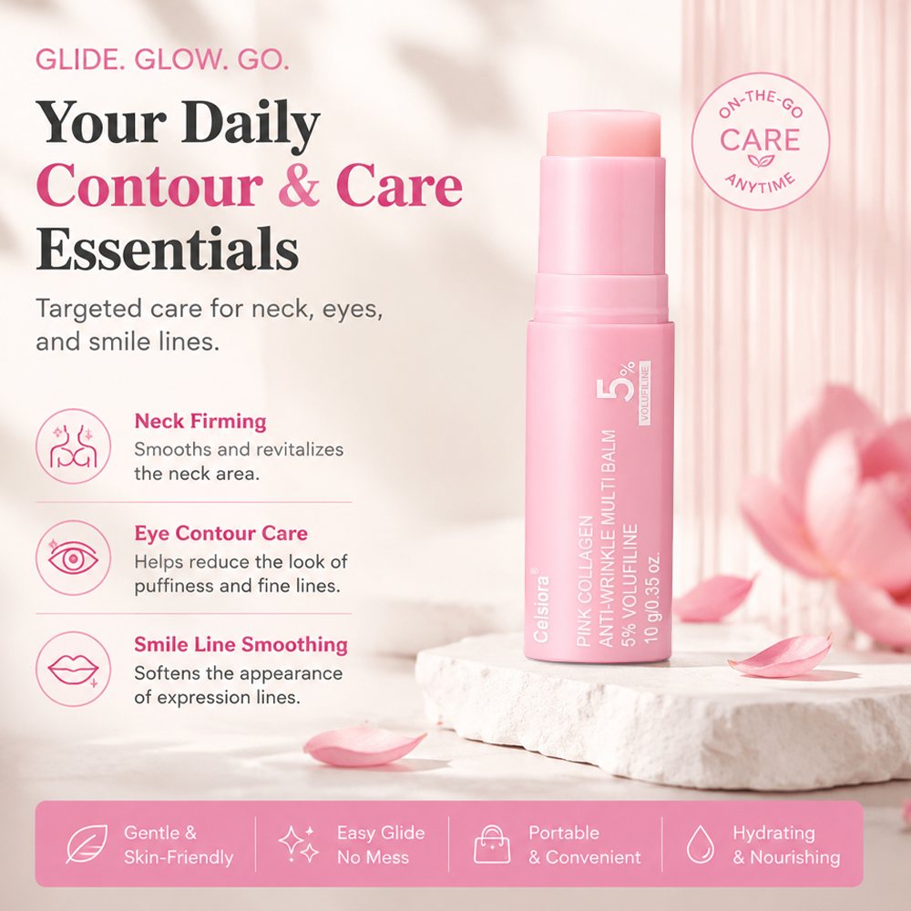 ✅ Official Flagship Store: Celsiora® Calcium Collagen Repair Lip Balm 👨‍⚕️ (Targets wrinkles and fine lines, smooths nasolabial folds and neck wrinkles, reduces frown lines and crow's feet)