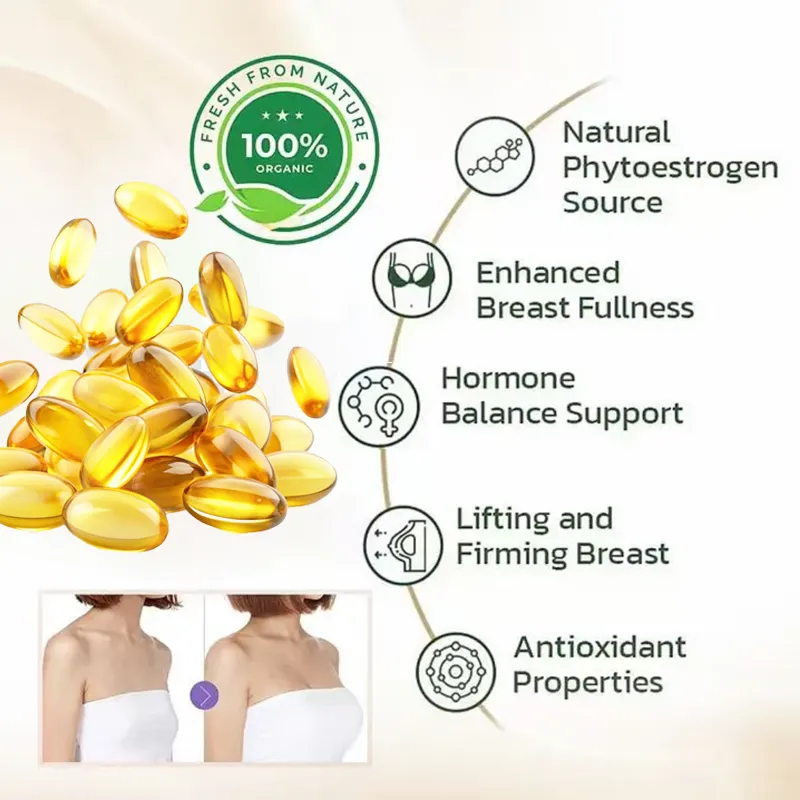 PureCurvesTM Pueraria Mirifica Papaya Breast Enhancement Capsules 📈(Fuller Breasts - Boosts Fat Metabolism - Restores Skin Elasticity)