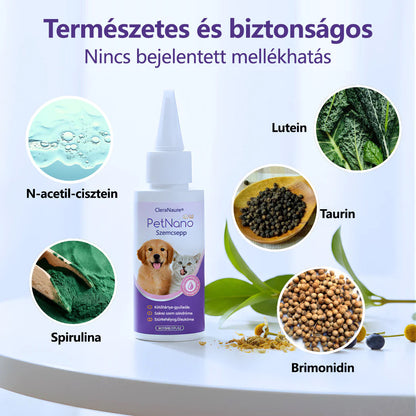 Utolsó 3 óra, 40% kedvezmény | CleraNaure® PetNano Állatszemcsepp