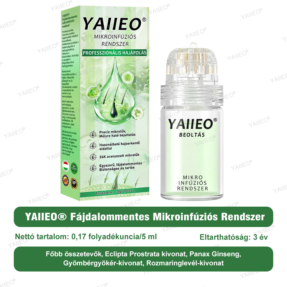 🍍𝐘𝐀𝐈𝐈𝐄𝐎® 𝑭á𝒋𝒅𝒂𝒍𝒐𝒎𝒎𝒆𝒏𝒕𝒆𝒔 𝑴𝒊𝒌𝒓𝒐𝒊𝒏𝒇ú𝒛𝒊ó𝒔 𝑹𝒆𝒏𝒅𝒔𝒛𝒆𝒓 Mélyen ható DHT-blokkolás, hajhagymák újraaktiválása és látható hajnövekedés