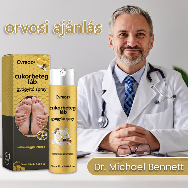 🌿🐝Cvreoz® méhméreg gyógyítóspray a sebek gyógyulására és regenerálására a kezeken és alábakon