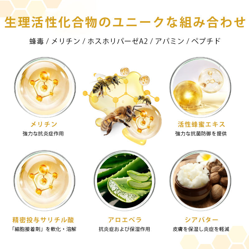 ✨CleraNaure® プソリアスーズ ミツバチ毒配合スキンリストアクリーム